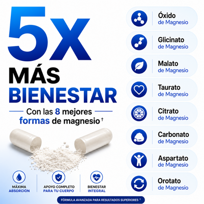 Complejo de magnesio 8 en 1